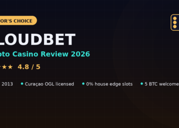 Cloudbet crypto casino review 2026, editor's choice, 4.8 out of 5 rating