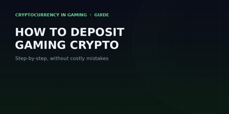 How to Deposit Gaming Crypto at a Casino (Without Losing It)